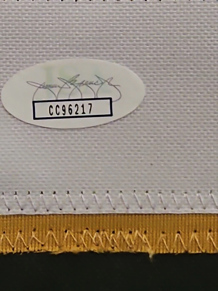 Camiseta Ray Lewis Baltimore Ravens #52 Autografiada NFL Dividida Púrpura/Blanca JSA Foto 2 de 4