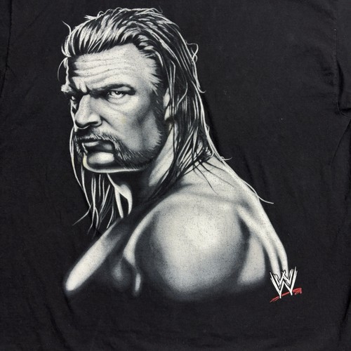Vintage 90s WWE Triple H Wrestling T-Shirt Men’s XXL Black Graphic Print - Picture 5 of 9