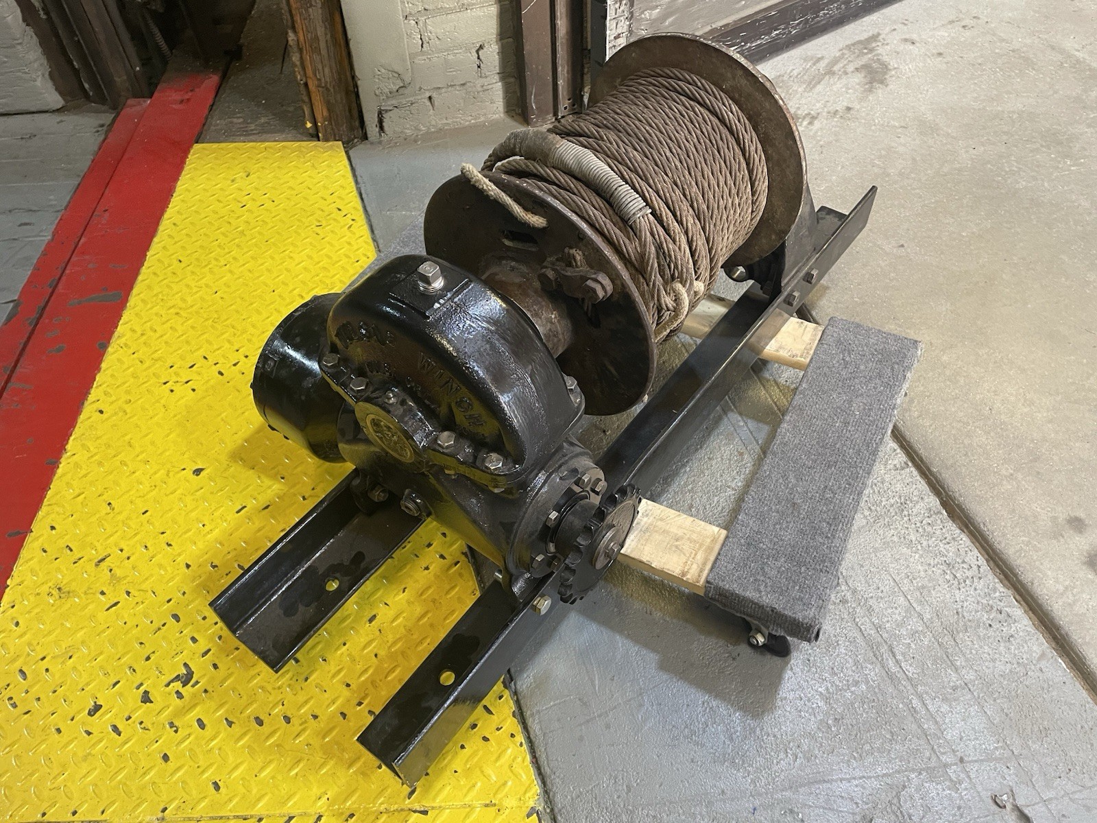 Refurbished Tulsa 20705 Rear Mounted Tractor Winch A Very Nice Unit