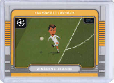 Carte Zinédine Zidane Real Madrid Technique 2025 – Autographe Imprimé RARE