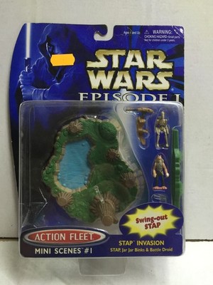 Galoob Star Wars Episode I MINI SCENES #1 STAP INVASION MOC, 1999