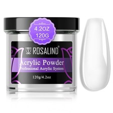 ROSALIND 120g/4.23oz Clear Acrylic Nail Powder for Professional A-120G