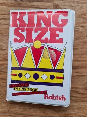 COMMODORE C 64/128 -- KING SIZE - 50 GAMES IN ONE PACK (ROBTEK) Computerspiel