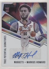 2020-21 Panini Recon True Potential Signatures Markus Howard #TPS-MKH Auto 8em