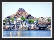 Peelable Wall Sticker Poster, DisneySea Scenery 784 585mm 
