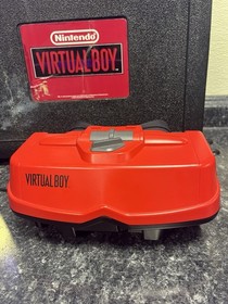 Nintendo Virtual Boy w/ Rental Case, Games and More!!! -Tested-  (Working)