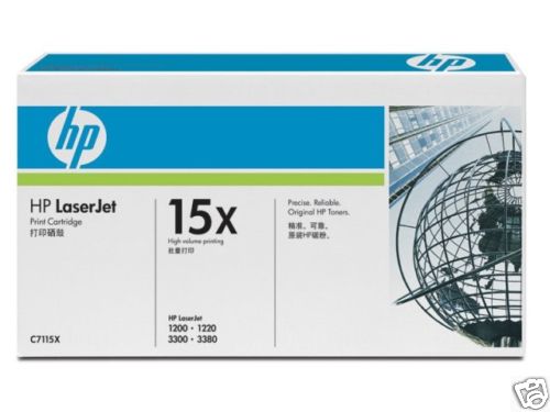 Toner HP Noir C7115X Neuf pour imprimante LaserJet 1200 et 3300