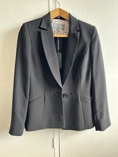 Laura Ashley Women’s Black Blazer Uk 8 Rrp £125