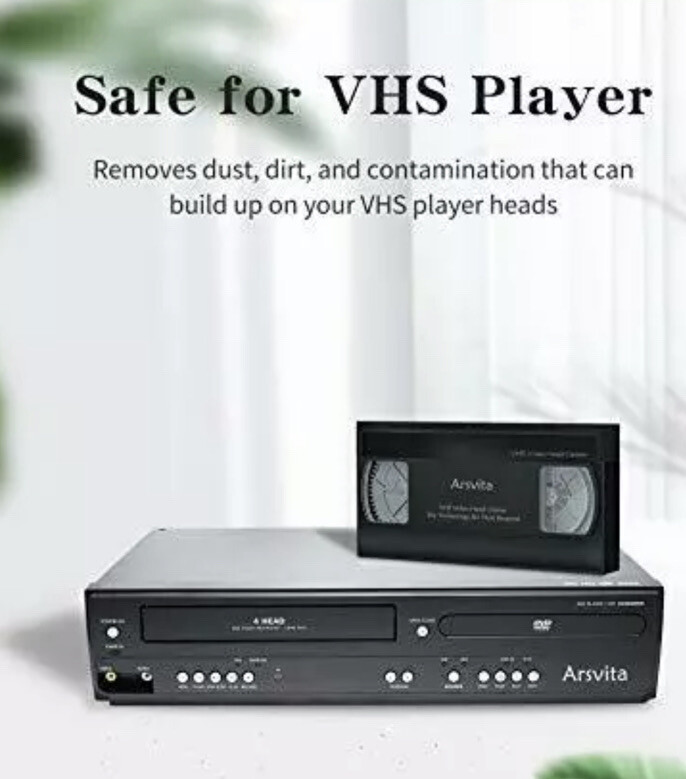 Arsvita VHS Video Head Cleaner for VHS/VCR Players eBay