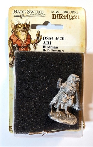 Dark Sword Miniatures NEW DeTerlizzi Masterworks DSM-4620 Ari Birdman D. Summers - Picture 1 of 4