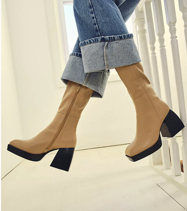 新品JEFFREY CAMPBELL ベージュ ハイカットスニーカー ヤマショウ 撥水ハイカットスニーカー ベージュ LL YSS-203BG