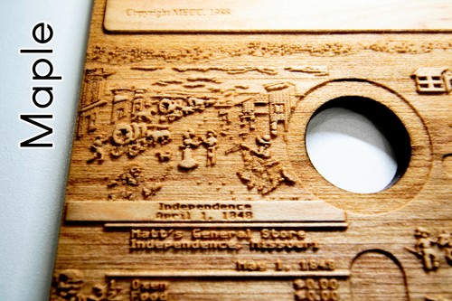 Oregon Trail Wooden Art Sculpture 5.25" Floppy Disk Apple II Commodore 64 Amiga - Picture 8 of 9