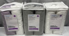 Room Essentials Dorm Bed 4 Pack Fitted Sheets Twin Twin XL Microfiber PICK Color