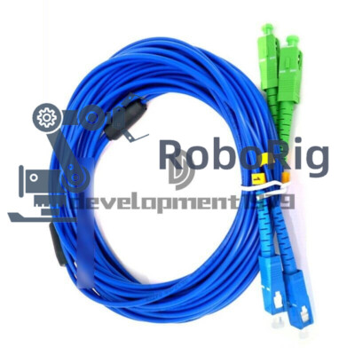 Armored Cable SC/UPC-SC/APC Single-Mode 9/125 Duplex Fiber Optic Patch Cord 5M