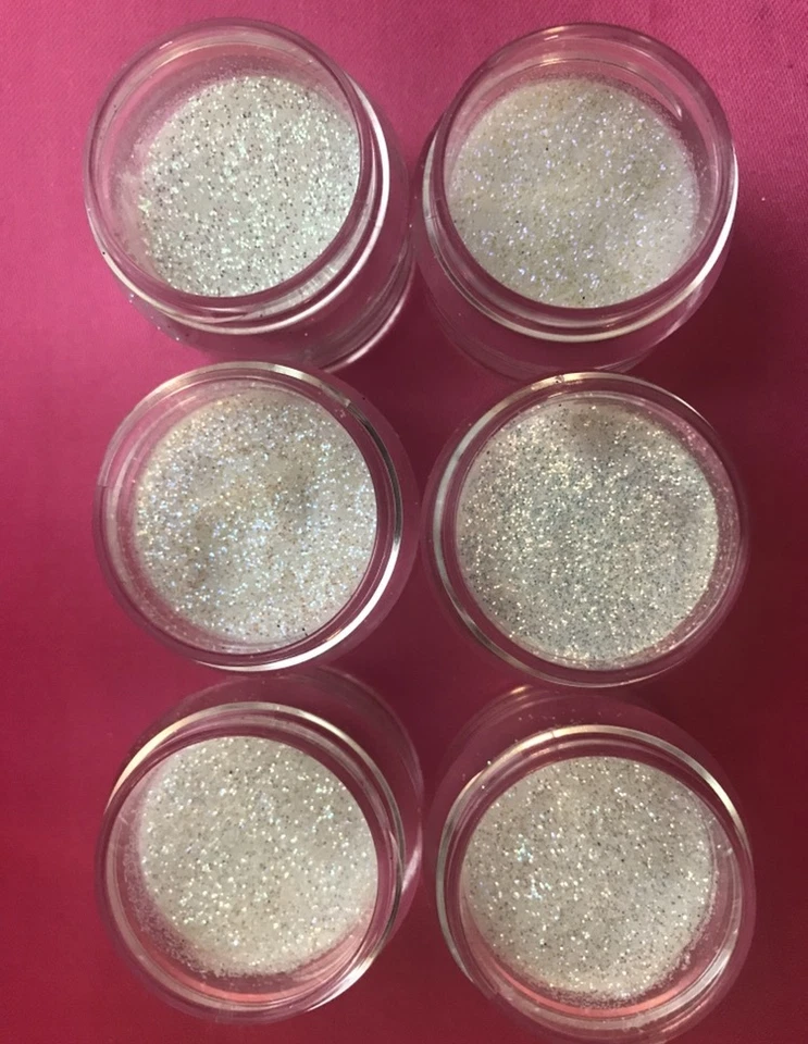 Disco Cake® Dust JUEGO TRANSPARENTE 6 COLORES (5 gramos cada uno) fondant brillo decoración Foto 3 de 4