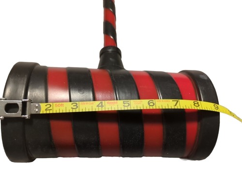 Mallet-Red Black Costume Accessory Halloween Custom Essential - Picture 4 of 5