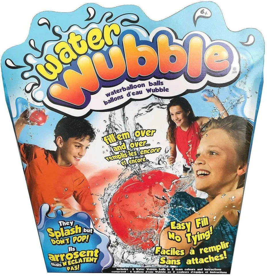 Water Wubble Rechargeables Réutilisable Eau Ballons Balles 6 Paquet Extérieur - Photo 1/3