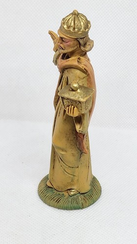 Vintage Depose Krippenfigur - italienischer Mann mit Krone Haltebox - Bild 10 von 12