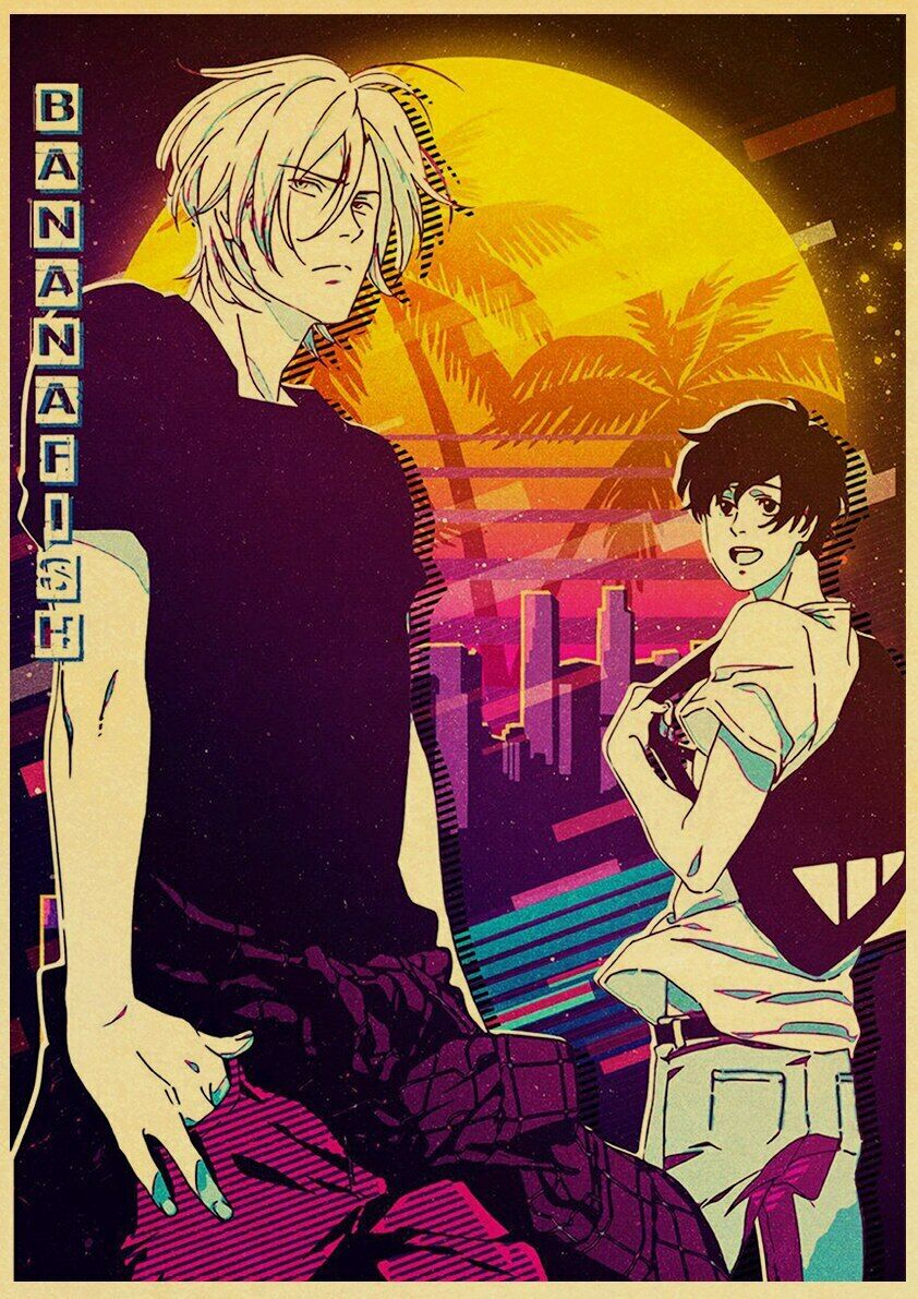 Japanese Anime Banana Fish Retro Posters Art Movie