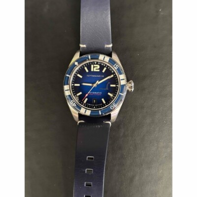 Spinnaker Fleuss Automatic Nessie SP-5137-01 Limited 43mm Blue Dial Diver Watch