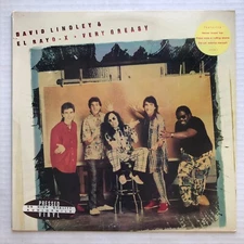 DAVID LINDLEY & EL RAYO-X Very Greasy 1988 US White Label PROMO LP Audiophile