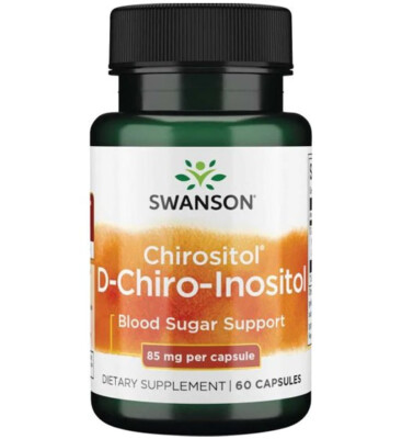 Swanson Chirositol D-Chiro-Inositol 85 mg 60 Capsules
