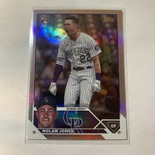 2023 Topps Update Nolan Jones Rainbow Foil *corner Ding
