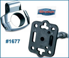 KuryAKyn #1677 Premium Chrome Device Holder Accessory Mount for 1" Handlebars