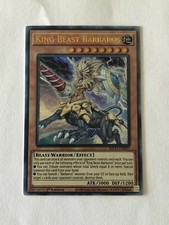 Yugioh card 1st Edition MP21-EN057 King Beast Barbaros Near Mint 