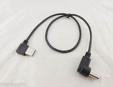 USB 2.0 A Male Right Angled To B Male Right Angle 90  Printer Scanner Cable 50cm