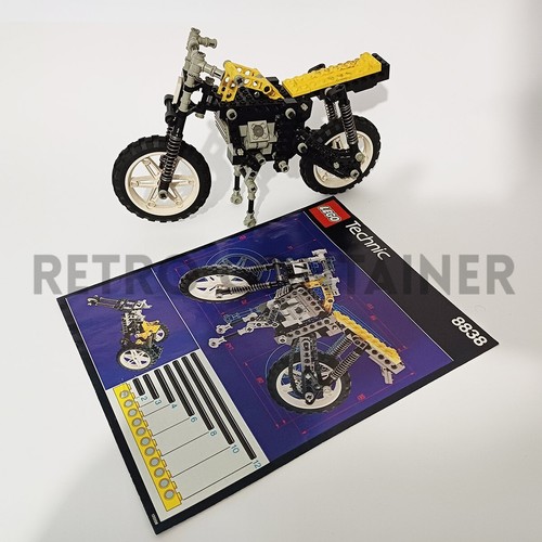 Lego Vintage Near Complete Set 8838 - Technic Shock Cycle (1991) KG