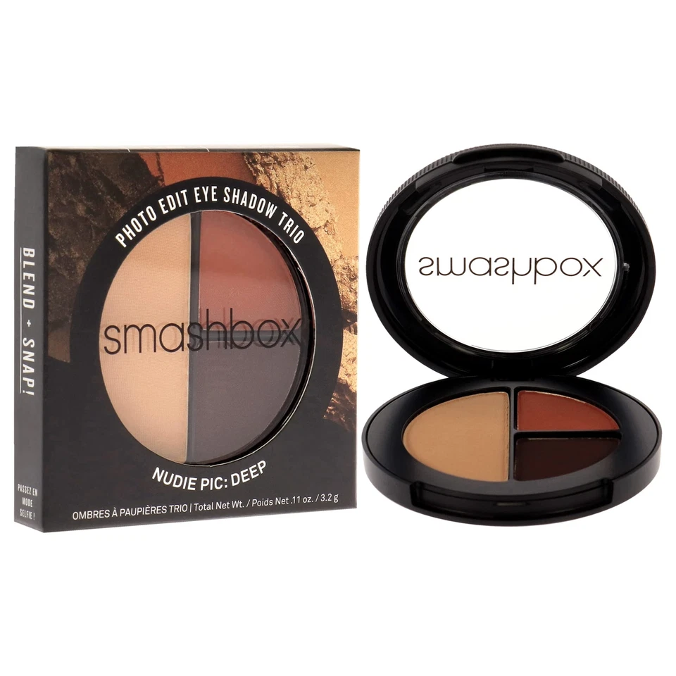 SmashBox Photo Edit Trio Deep Eye Shadow Blendable Cranberry Travel Size 0.11 Oz - Image 3 of 4