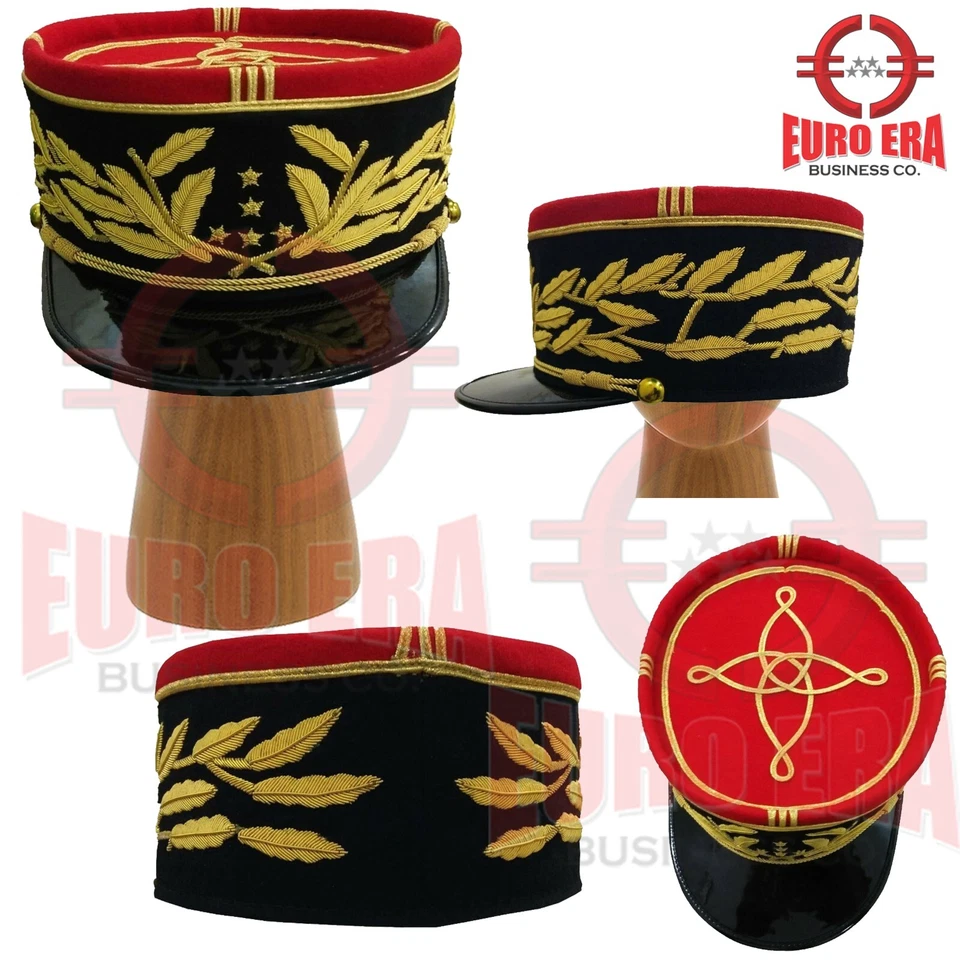 Napoleonic 18th century French General/Marshal Military Officer Kepi Hat - Image 3 of 3