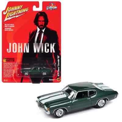1970 Chevrolet Chevelle SS - John Wick  *RR* Johnny Lightning Pop Culture 1:64