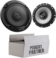 Kenwood Lautsprecher FüR Peugeot Partner 16Cm 2-Wege Koax Auto Boxen Einbauset