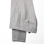 TIGER OF SWEDEN Pants Gray Micro Check Wool Men's EU50