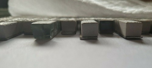 Metal/Glass Mosaic Sheet-Tiny subway look,Brushed brass,bronze-New-Accent! - Picture 11 of 11