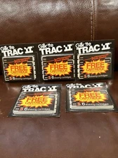 30 Gillette Trac II Razor Blade Refills Cartridges Brand New Sealed Old Stock