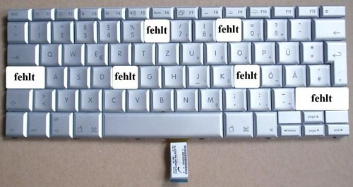 Nur eine einzelne Taste für Laptop - Apple A1150 Tastatur - AEPW1PLG010