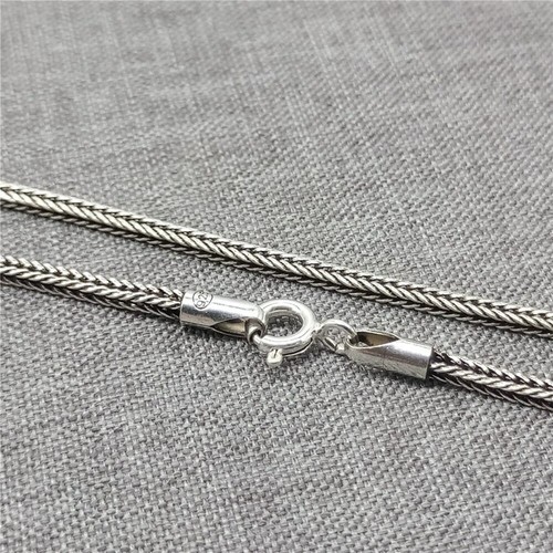 925 Sterling Silver Bali Wheat Chain 