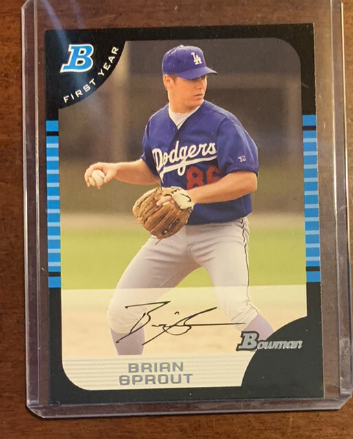 2005 Bowman First Year 1st Edition Brian Sprout #259 Rookie RC | eBay