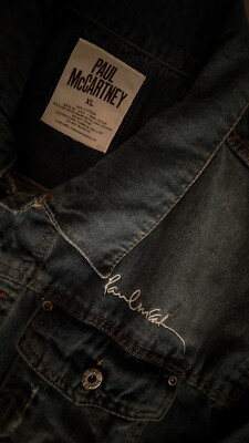 Paul McCartney “Got Back” Tour Denim Jacket XL NEW! | eBay