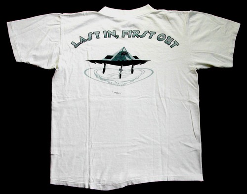 Grateful Dead Shirt T Shirt Vintage 1994 Road Crew War Plane Stealth Bomber GD L - Picture 2 of 12