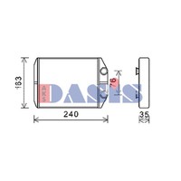 WäRmetauscher Innenraumheizung Passend FüR Dacia Lodgy Dokker 190X157X26