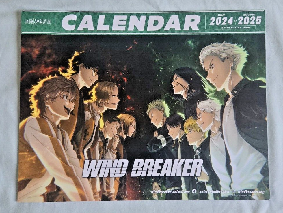 WIND BREAKER CALENDAR 2024 ~ 2025 - ANIME EXPO 2024 | eBay