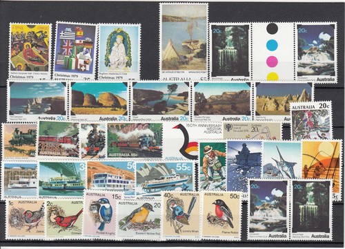 1979 Australia Year collection. Full Collection of 1979 stamps. MUH