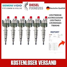 6x Einspritzdüse VDO 13537565137 N43 N53 BMW...