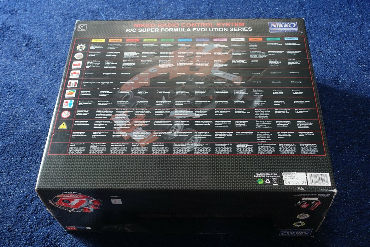 NIKKO Ferrari F2005 1:10 Scale RC Radio Controlled F1 Car w/box