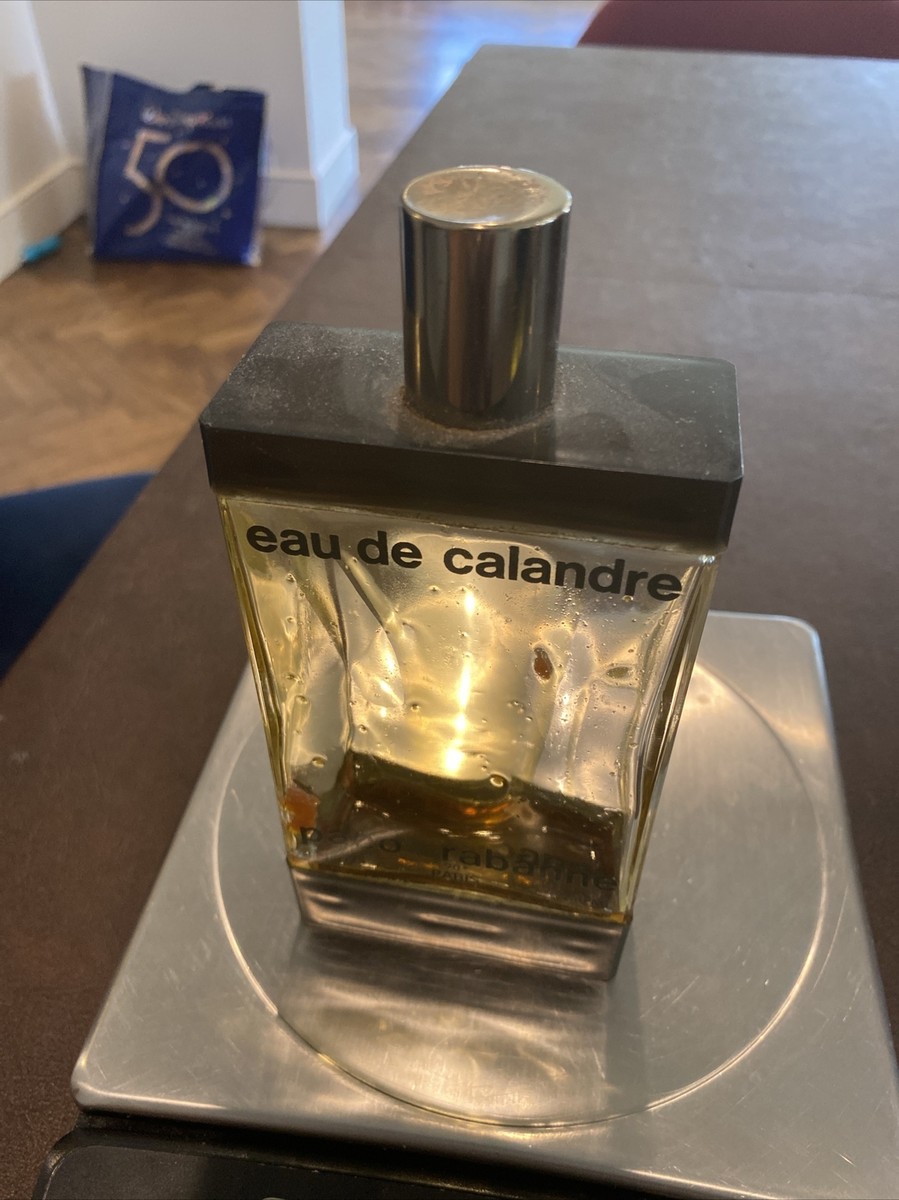 Paco Rabanne Eau De Calandre 8 Oz Vintage EMPTY BOTTLE Made In