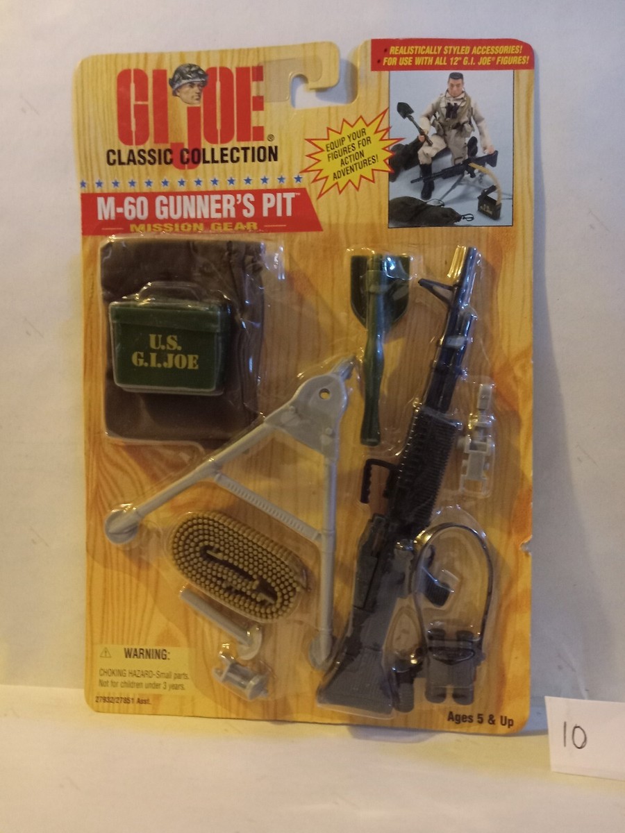 1996 Kenner GI Joe Classic Collection M-60 Gunners Pit Gear NIP | eBay